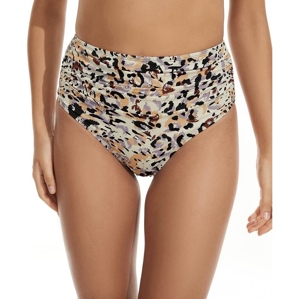 Beautikini Size Large Bikini Bottom Animal Print Beach Summer Vacation Pool NWT